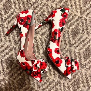 BETSEY JOHNSON ROSE HEEL SHOES - Good Condition